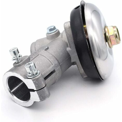 26mm Brush Cutter Angle Gear, Universal Brush Cutter Gear Head Lawn Mower Gearbox for Grass Trimmer/Chainsaw (26mm, 9 Tooth Round)