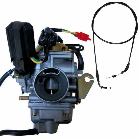 26mm Carburetor Throttle Cable GY6 150 150cc Scooter Moped Carb Sunl Wildfire