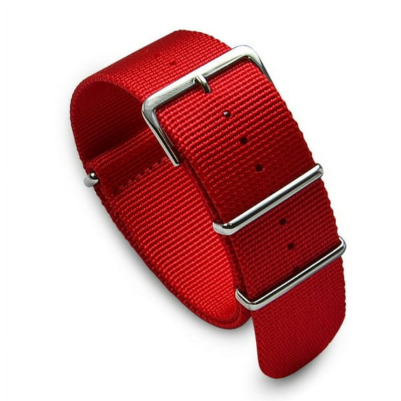 26mm Military MoD Nylon Watch Strap - Red
