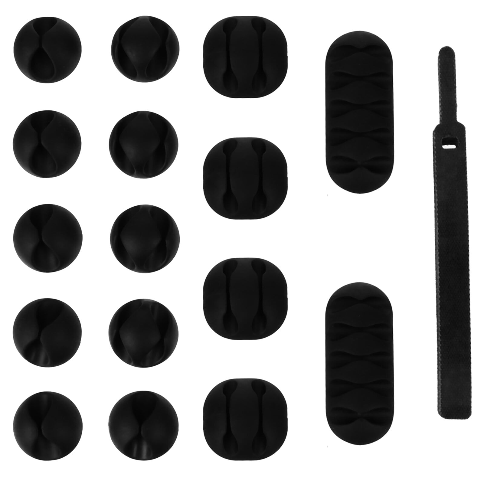 26pcs Desktop Cord Organizers Adhesive Cable Holders Home Wire