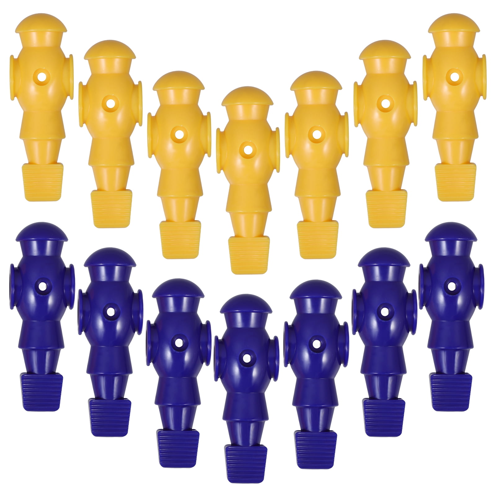 26-teiliger Tischfußball-Figuren-Satz – Aus Harz, 10,7 Cm Hoch, Für Turnier-Kicker (13 Schwarz, 13 Gelb)