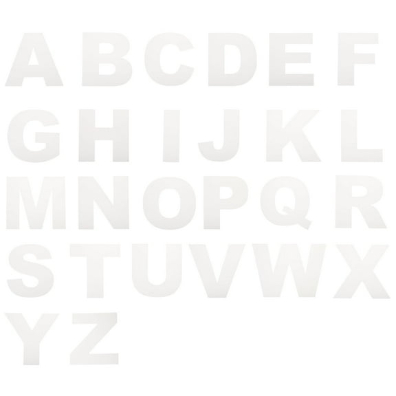 26pcs Number Stencils Cake Letter Stencils for Alphabet Cake Stencil Address Number Painting 6 Inch