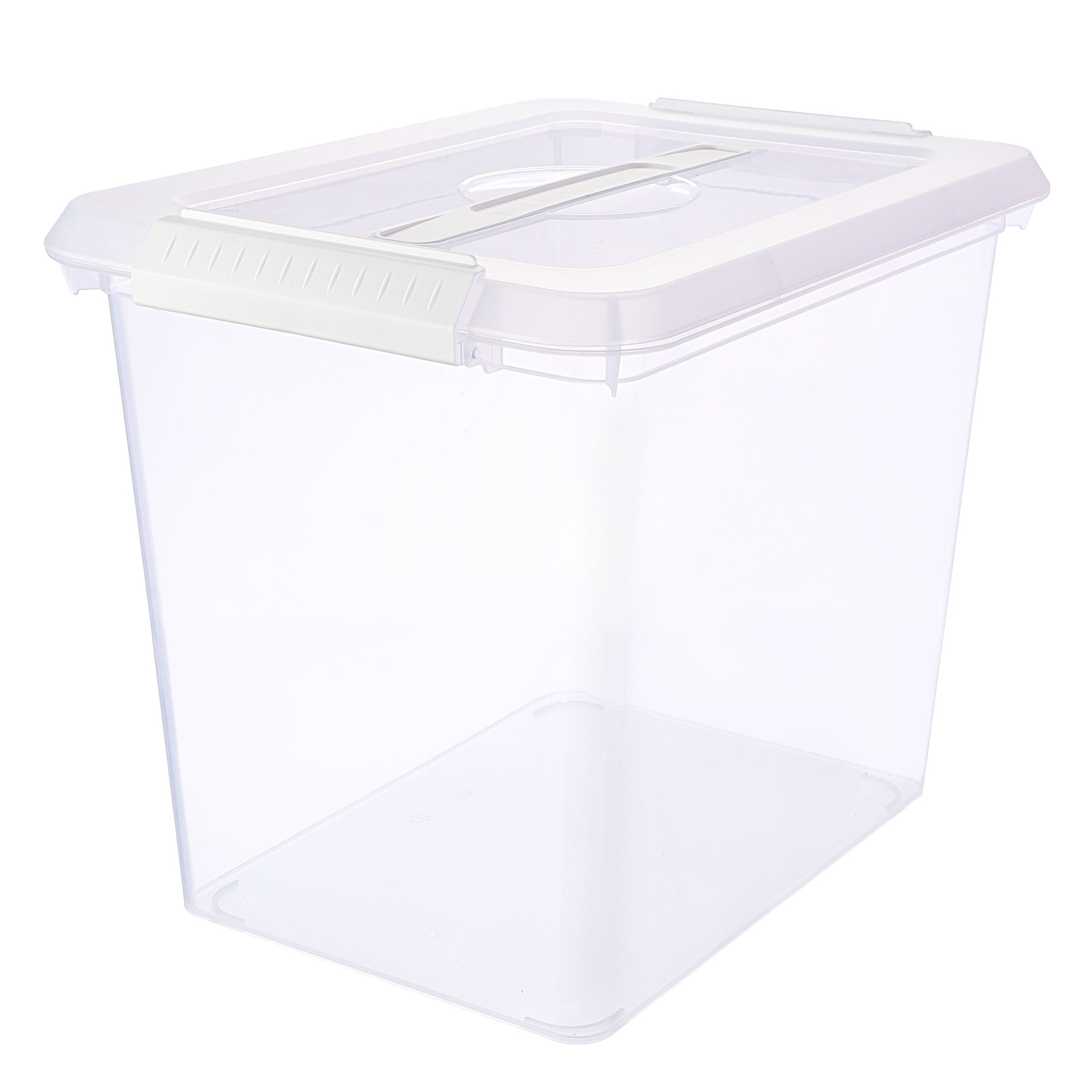 26qt. Clear Storage Bin with Lid by Simply Tidy – Durable Plastic