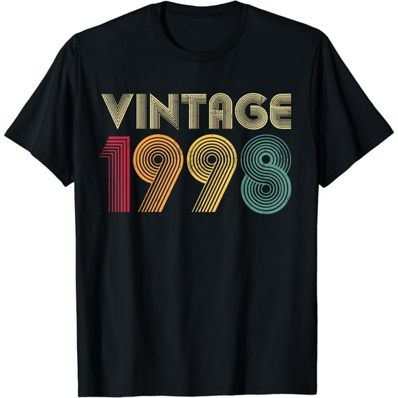 26th Birthday Gift Classic 1998 Vintage Men Women 26 Years T-Shirt