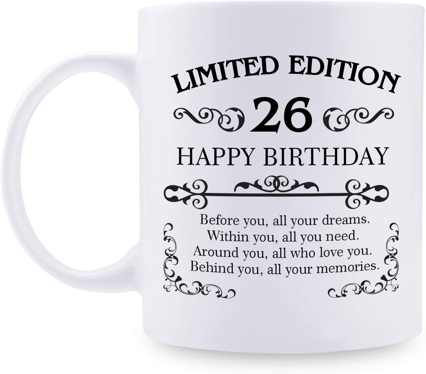 26th Birthday Gifts for Women Men - 11 oz Coffee Mug - 26 Year Old Present  Ideas for Son, Daughter, Sister, Brother, Friend, Colleague, Classmate (26th  Birthday Gift) - Walmart.com