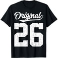 thumbnail image 1 of 26th Birthday and Original twenty-six T-Shirt mens t shirt，black，women，funny，misfits，men，journey, 1 of 4