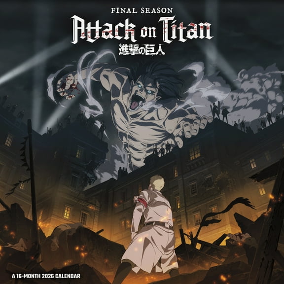Attack on Titan Wall Calendar, (Paperback)
