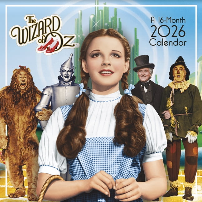 The Wizard of Oz Wall Calendar, (Paperback) - Walmart.com