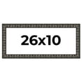 thumbnail image 1 of 26x10 Frame Black-Brown Medieval Solid Wood Picture Frame | 1.5 Inch Moulding Width | Gotham, 1 of 8