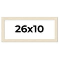 thumbnail image 1 of 26x10 Frame White Real Wood Picture Frame Width 1.5 inches | Interior Frame Depth 0.5 inches | Barn, 1 of 8