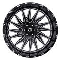 thumbnail image 1 of 1 TIS 26x12 6X135 -44 547BM Gloss Black w/Milled Accents Wheel Rim, 1 of 2