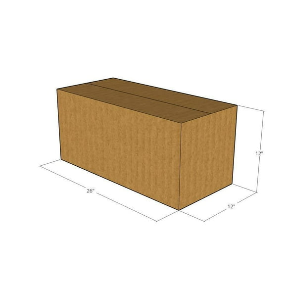 26x12x12 Corrugated Boxes -New for Moving or Shipping Needs