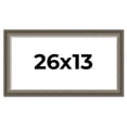 thumbnail image 1 of 26x13 Frame Brown Solid Wood Picture Frame | 1.75 Inch Moulding Width | Austin Frame Complete with, 1 of 8
