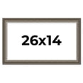 thumbnail image 1 of 26x14 Frame Brown Solid Wood Picture Frame | 1.75 Inch Moulding Width | Austin Frame Complete with, 1 of 8