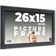 thumbnail image 1 of 26x15 Frame Black Passaggi Solid Wood Picture Frame Width 1.5 Inches | Interior Depth 0.5 Inches |, 1 of 8