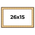 thumbnail image 1 of 26x15 Frame Gold Plein Aire Solid Wood Picture Frame Width 2 Inches | Interior Frame Depth 0.5, 1 of 8