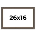 thumbnail image 1 of 26x16 Frame Black Feather Payton Ornate Solid Wood Picture Frame Width 1.75 Inches | Interior Depth, 1 of 8