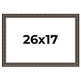 thumbnail image 1 of 26x17 Frame Black Bamboo Solid Wood Picture Frame Width 1.5 Inches | Interior Frame Depth 0.5, 1 of 8