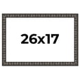 thumbnail image 1 of 26x17 Frame Black-Brown Medieval Solid Wood Picture Frame | 1.5 Inch Moulding Width | Gotham, 1 of 8