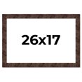 thumbnail image 1 of 26x17 Frame Brown Burl Real Wood Picture Frame Width 1.625 Inches | Interior Frame Depth 0.5 Inches, 1 of 8