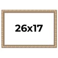 thumbnail image 1 of 26x17 Frame Silver Real Wood Picture Frame Width 1.5 inches | Interior Frame Depth 0.5 inches |, 1 of 8