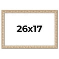 thumbnail image 1 of 26x17 Frame White Real Wood Picture Frame Width 1.5 inches | Interior Frame Depth 0.5 inches |, 1 of 8