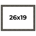 thumbnail image 1 of 26x19 Frame Black-Brown Medieval Solid Wood Picture Frame | 1.5 Inch Moulding Width | Gotham, 1 of 8
