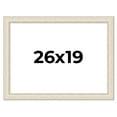 thumbnail image 1 of 26x19 Frame White Real Wood Picture Frame Width 1.75 inches | Interior Frame Depth 0.5 inches |, 1 of 8