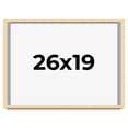 thumbnail image 1 of 26x19 Shadow Box Frame Brown | 0.875 Inches Deep Real Wood Contemporary Shadowbox Display Frame |, 1 of 5