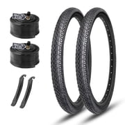 26x2.125 Cruiser Bike Tires Hycline Folding Replacement Tires for Beach Cruiser and Urban Commuting Bicycle