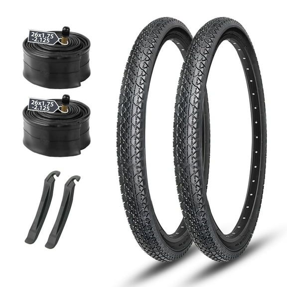 26x2.125 Cruiser Bike Tires: Hycline Folding Replacement Tires for Beach Cruiser and Urban Commuting Bicycle