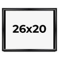 thumbnail image 1 of 26x20 Black Shadowbox Frame - Interior Size 26x20 by 1.5 Inches - Made to Display Items Up To 1.5 Inches Deep, 1 of 5