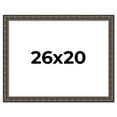 thumbnail image 1 of 26x20 Frame Black Bamboo Solid Wood Picture Frame Width 1.5 Inches | Interior Frame Depth 0.5, 1 of 8
