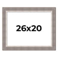 thumbnail image 1 of 26x20 Frame Grey Real Wood Picture Frame Width 2.75 Inches | Interior Frame Depth 0.5 Inches |, 1 of 8