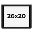 thumbnail image 1 of 26x20 Shadow Box Black Solid Wood Display Picture Frame | 1 Inch Rabbet Depth | | 1.375 Inch, 1 of 4