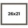 thumbnail image 1 of 26x21 Frame Black Bamboo Solid Wood Picture Frame Width 1.5 Inches | Interior Frame Depth 0.5, 1 of 8