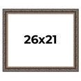 thumbnail image 1 of 26x21 Frame Black Real Wood Picture Frame Width 2 inches | Interior Frame Depth 0.5 inches | Fitz, 1 of 8