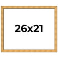 thumbnail image 1 of 26x21 Frame Gold Rustic Solid Wood Picture Frame | 1.25 Inch Wide Moulding | Rustique Gold, 1 of 8