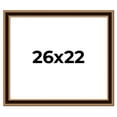 thumbnail image 1 of 26x22 Frame Gold Brown Plein Air Vintage Solid Wood Picture Frame | 1.75 Inches Moulding Width |, 1 of 8