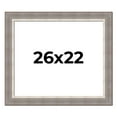 thumbnail image 1 of 26x22 Frame Grey Real Wood Picture Frame Width 2.75 Inches | Interior Frame Depth 0.5 Inches |, 1 of 8