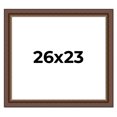 thumbnail image 1 of 26x23 Copper and Brown Real Wood Picture Frame Width 2 inches | Interior Frame Depth 0.5 inches |, 1 of 8