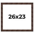 thumbnail image 1 of 26x23 Frame Brown Burl Real Wood Picture Frame Width 1.625 Inches | Interior Frame Depth 0.5 Inches, 1 of 8