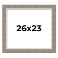 thumbnail image 1 of 26x23 Frame Grey Real Wood Picture Frame Width 2.75 Inches | Interior Frame Depth 0.5 Inches |, 1 of 8