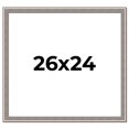 thumbnail image 1 of 26x24 Frame Grey Real Wood Picture Frame Width 1.25 inches | Interior Frame Depth 0.5 inches | Hans, 1 of 8