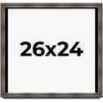 thumbnail image 1 of 26x24 Shadow Box Frame Brown Cherry | 2.625 Inches Deep Pine Wood Traditional Shadowbox Display, 1 of 8
