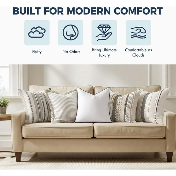 26x26 Euro Pillow Inserts