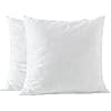 26x26 Euro Pillow Inserts-Shredded Memory Foam Fill-High Density Throw Pillow Inserts with Long Support-Home Couch Hotel Collection-Cotton Fabric-2 Pack