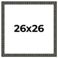 thumbnail image 1 of 26x26 Frame Black-Brown Medieval Solid Wood Picture Frame | 1.5 Inch Moulding Width | Gotham, 1 of 8