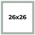 thumbnail image 1 of 26x26 Frame Blue Teal Distressed Solid Wood Picture Frame | 1.625 Inch Moulding Width | Sonoma Blue, 1 of 8