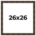 thumbnail image 1 of 26x26 Frame Brown Burl Real Wood Picture Frame Width 1.625 Inches | Interior Frame Depth 0.5 Inches, 1 of 8